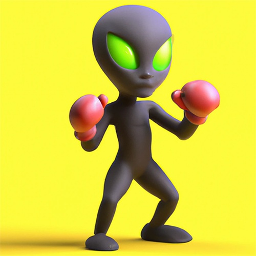 Alien Boxing 3D Online Arcade Game