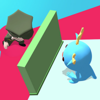 Blue Monster Chase Action