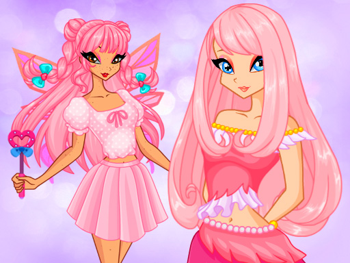 Fairies Heart Style Dress Up Game