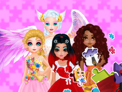 Princesses and Angels Puzzle Game Online