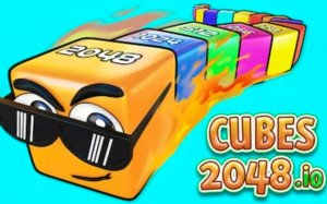 Cubes 2048.io Online Multiplayer 3D Number Puzzle Game