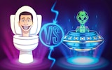 Skibidi Vs Alien: Endless Runner Survival Game
