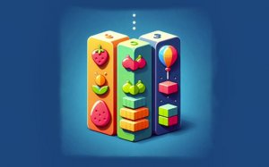 SuperArcade Fruits Spears and Cubes - 3-in-1 Arcade Compilation