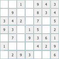 Classic Number Puzzle Sudoku