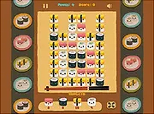 Sushi Time Puzzle Game Online - Match 3 Puzzle Game