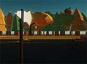 Pumpkin Toss Precision Game